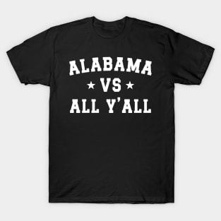 Alabama Vs. All Y'all v3 T-Shirt